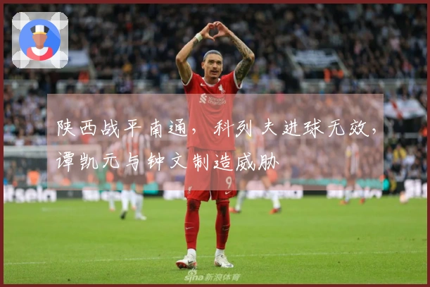 陕西战平南通，科列夫进球无效，谭凯元与钟文制造威胁